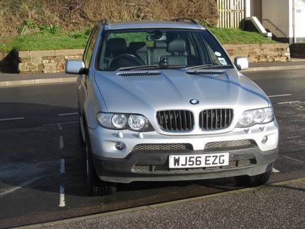 Beemer in early morning sun