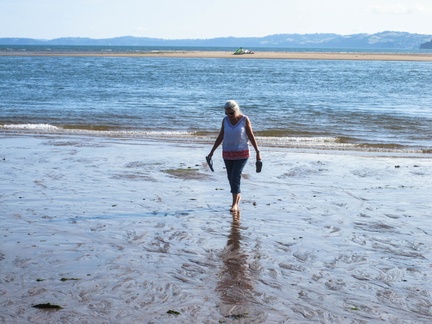 Kate on Exmouth Beach