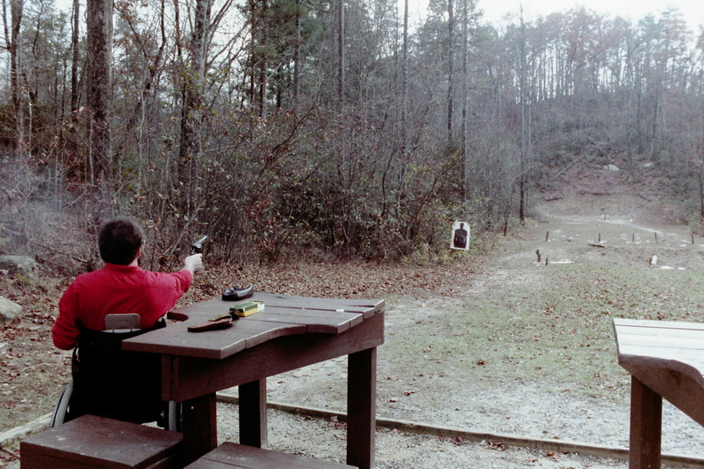 At the range