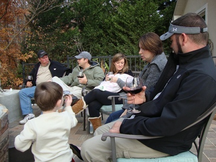 Aaron, Graham, Jamie, Katie, Brian, Max's back