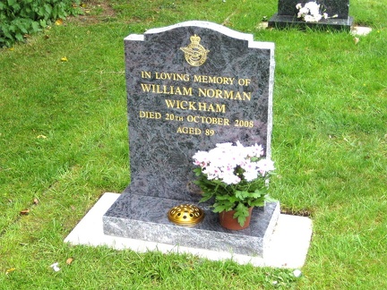Dad's grave in Peasedown Cemetry