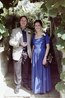 David and Kathleen all dressed up