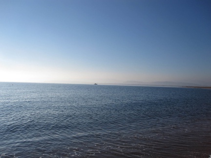 Exmouth Beach in January