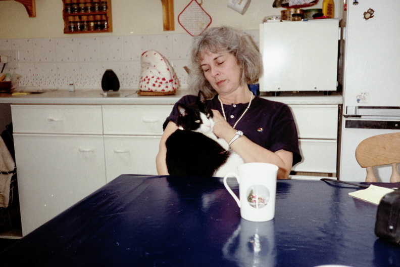 Chrissie and her cat