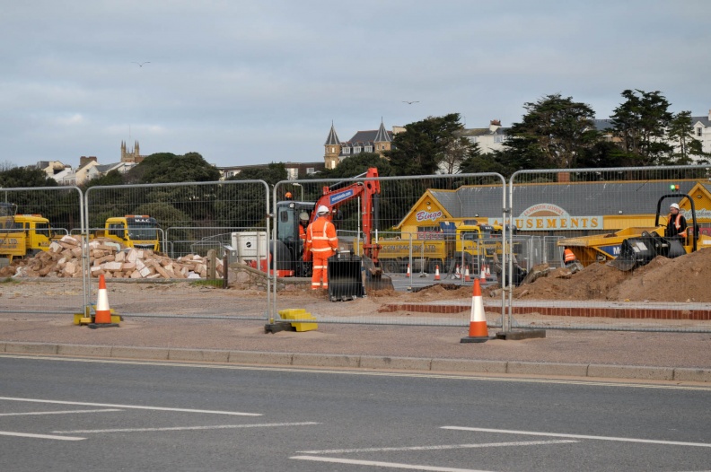 Working on the Queen's Drive development