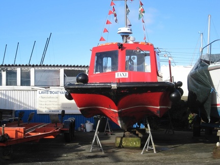 Laid up water taxi