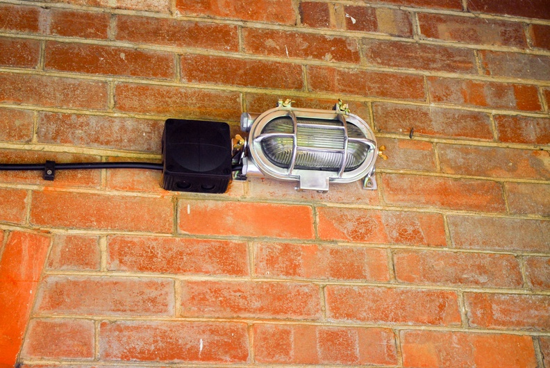 New veranda light