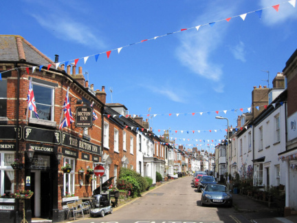 Bicton Jubilee decorations
